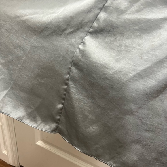 TOME Collective Blue Pleated Midi Dress Size 4 US $250 - Picture 4 of 8